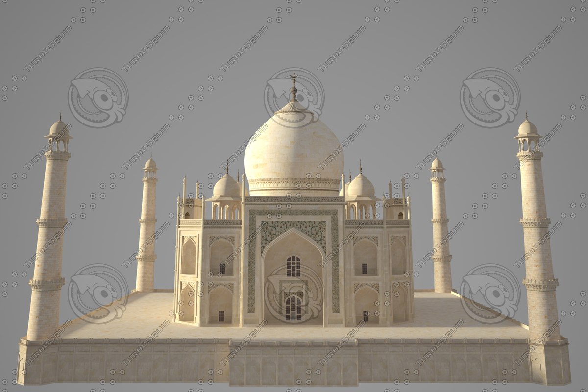 3d model taj mahal